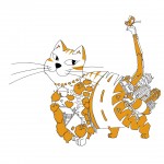 Bernadette et ses trois chats